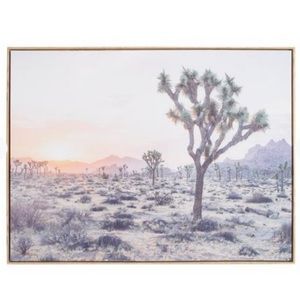 Joshua Tree By Dean Mayo Framed Canvas Wall Art
